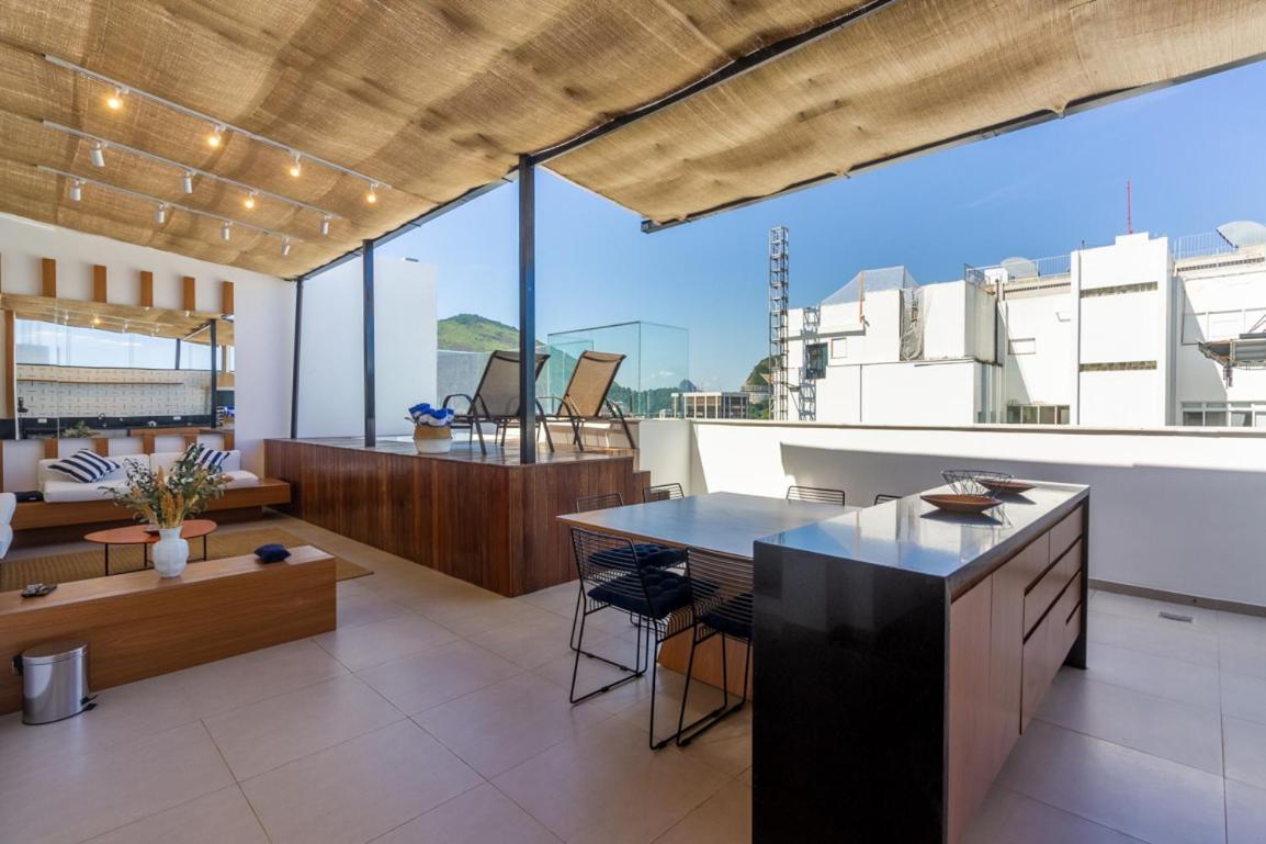 리오데자네이루 Tabas - Edificio Wave Com Vista Pro Mar Em Ipanema 아파트 외부 사진